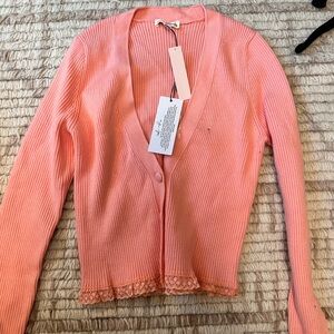 For love & lemons pink sweater